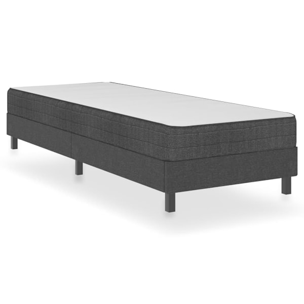 vidaXL Ramsäng grå tyg 90x200 cm grå