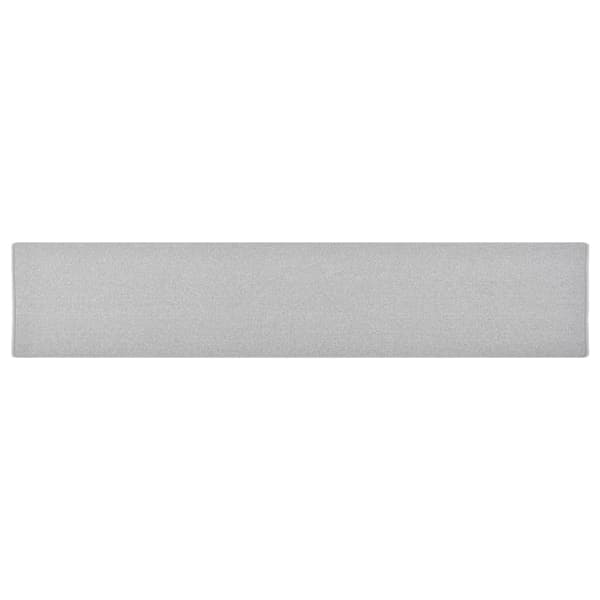 vidaXL Gångmatta ljusgrå 80x400 cm grå
