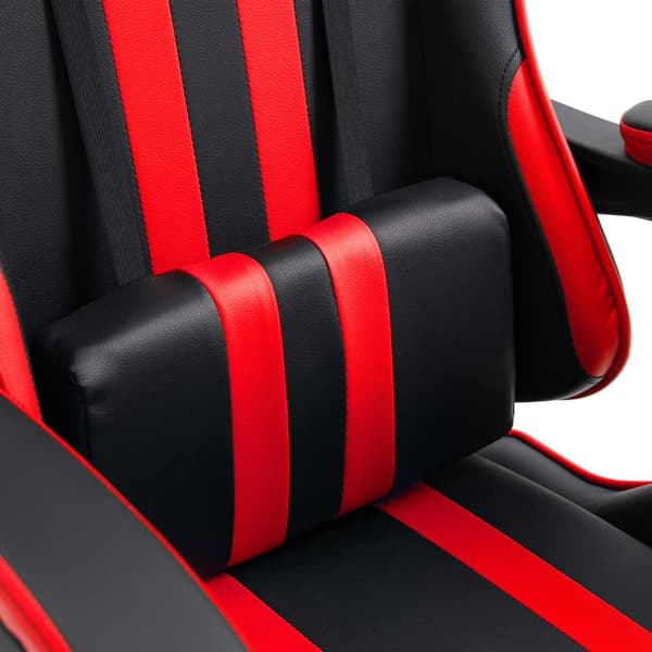 vidaXL Gamingstol röd konstläder Röd