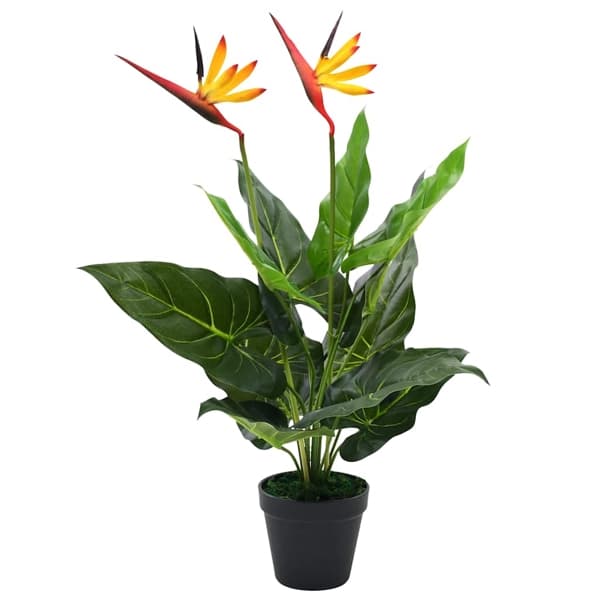 vidaXL Konstväxt papegojblomma 66 cm multifärg