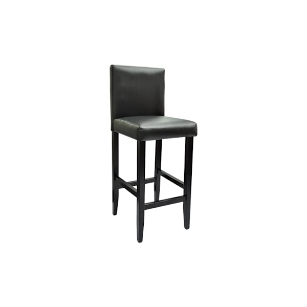 vidaXL Barstol i 2-pack London inklusive stort bord svart Svart