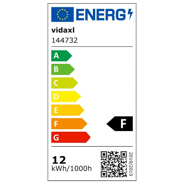 vidaXL Badrumsspegel LED med touch-sensor 60x50 cm Silver