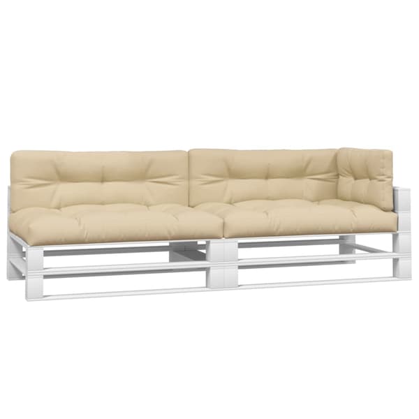 vidaXL Palldynor 5 st beige tyg Beige