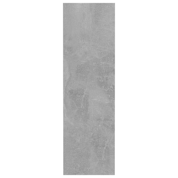 vidaXL Väggmonterat skoställ 2 st betonggrå 80x18x60cm konstruerat trä grå