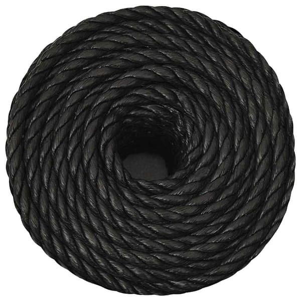 vidaXL Rep svart 14 mm 25 m polypropen