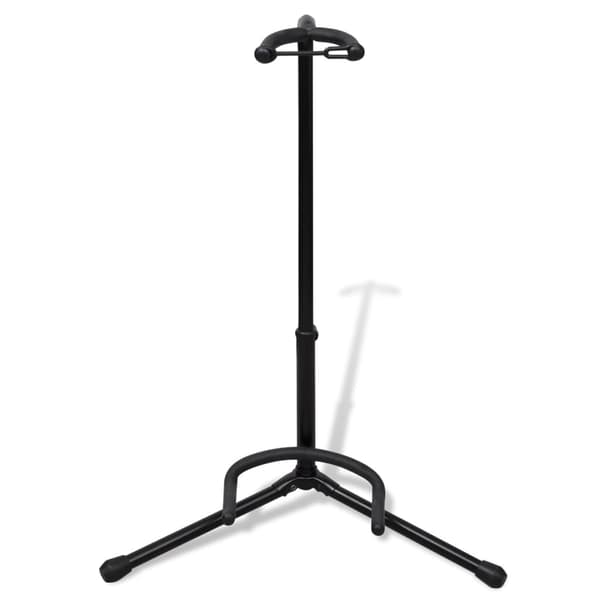vidaXL Gitarrställ vikbar 66-80cm enkel Svart