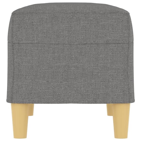 vidaXL Bänk mörkgrå 70x35x41 cm tyg Grå