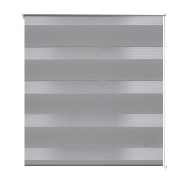 vidaXL Rullgardin Zebra 80 x 150 cm grå grå