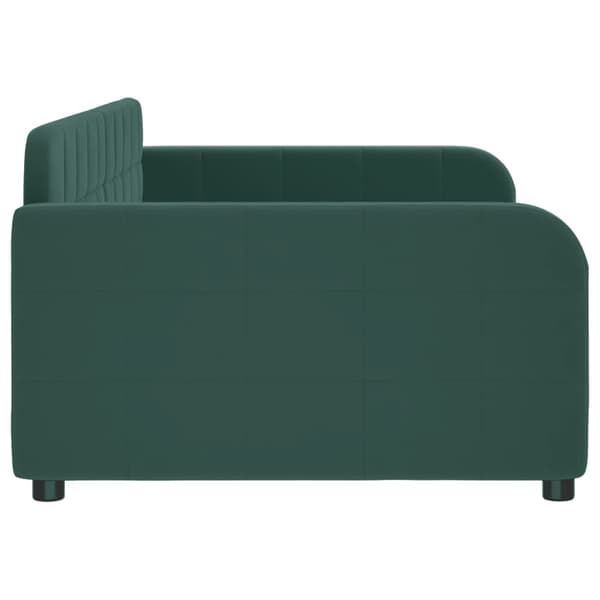 vidaXL Dagbädd mörkgrön 100x200 cm sammet Grön