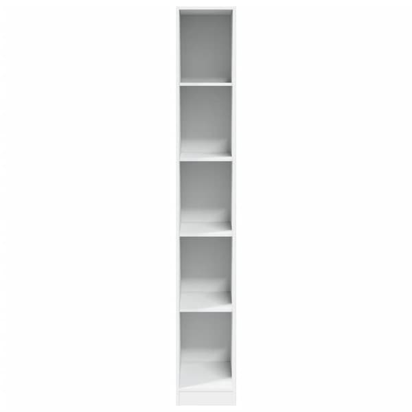 vidaXL Garderob vit 30x50x200 cm konstruerat trä Vit