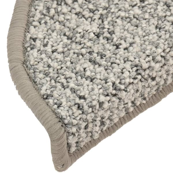 vidaXL Trappstegsmattor 15 st ljusgrå 56x17x3 cm grå