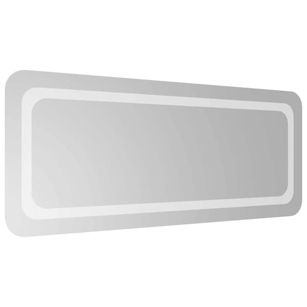 vidaXL Badrumsspegel LED 100x40 cm Transparent