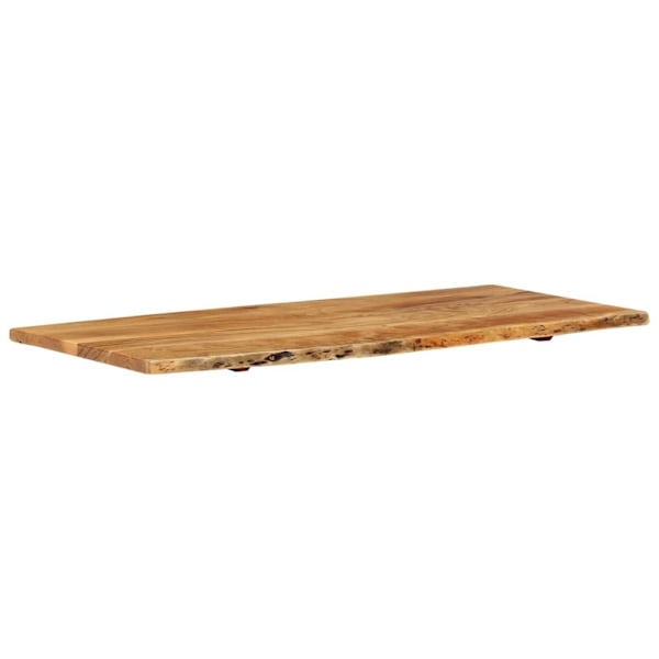 vidaXL Bänkskiva för badrum massivt akaciaträ 114x52x2,5 cm