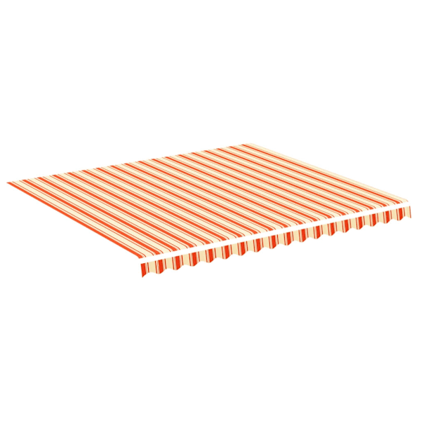 vidaXL Markisväv gul och orange 4x3,5 m Gul