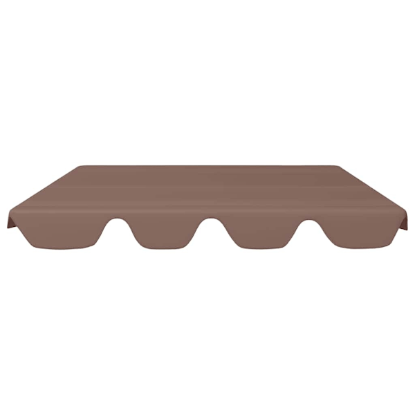 vidaXL Reservtak för hammock brun 150/130x105/70 cm Brun