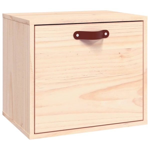vidaXL Väggskåp 40x30x35 cm massiv furu Brun