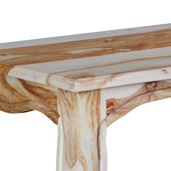 vidaXL Skänk massivt sheeshamträ 110x40x76 cm Brun
