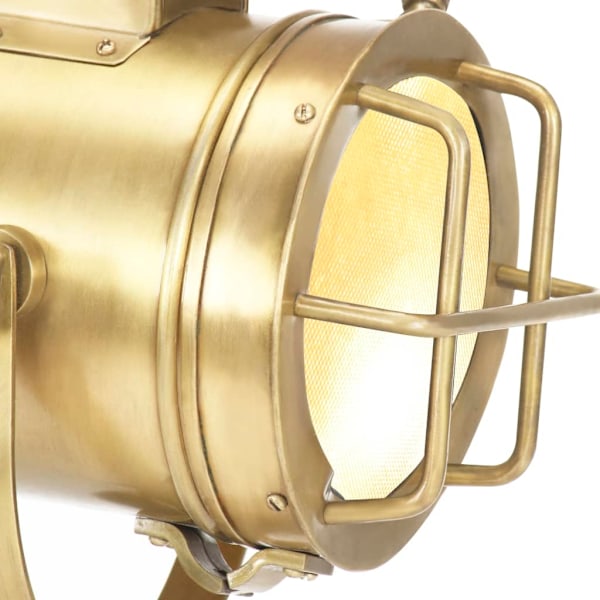 vidaXL Golvlampa massivt mangoträ 69 cm Brun