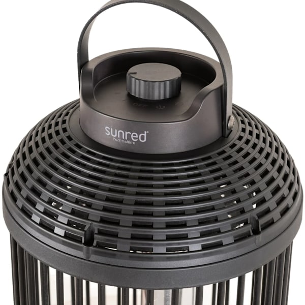 Sunred Bordsvärmare Indox 1200 W halogen svart Svart