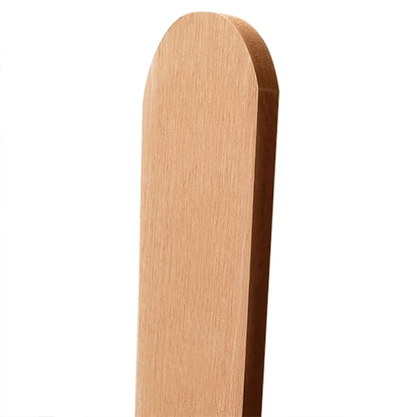 vidaXL Staket i WPC 200x100 cm brun Brun