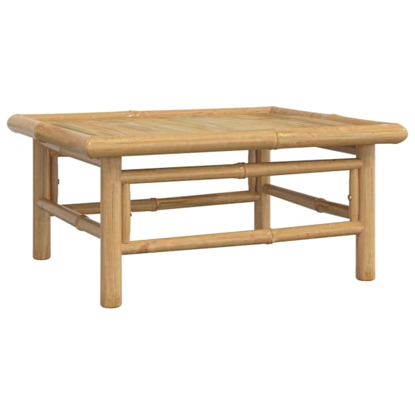 vidaXL Loungegrupp 10 delar taupe dynor bambu Brun