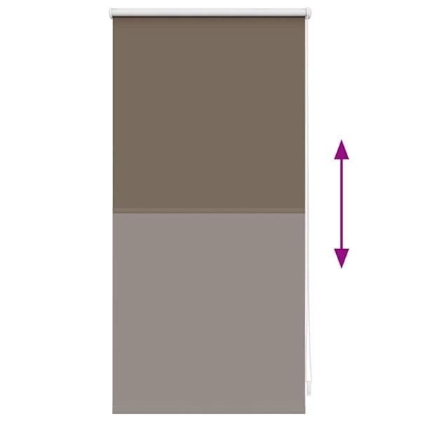vidaXL Rullgardin mörkläggande 40x100 cm röd Röd