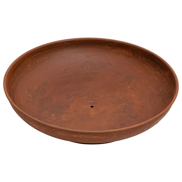 vidaXL Eldstad 57 cm stål Brun