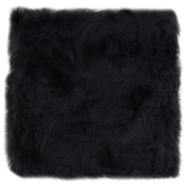 vidaXL Sittdynor 2 st mörkgrå 40x40 cm äkta fårskinn grå