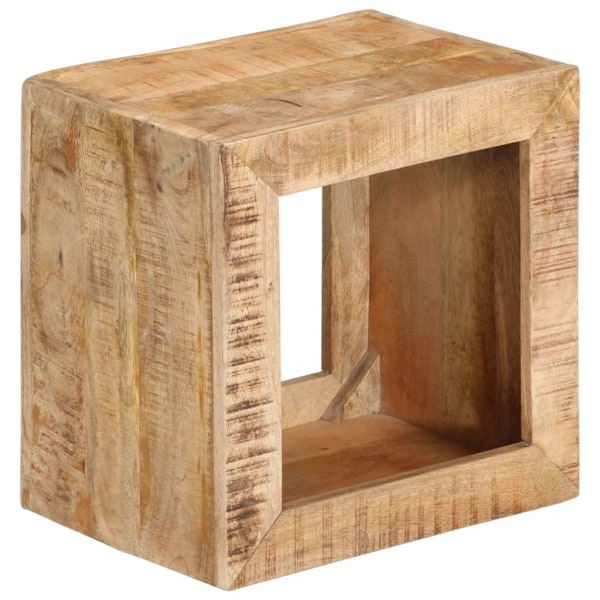 vidaXL Pall 40x30x40 cm massivt mangoträ Brun