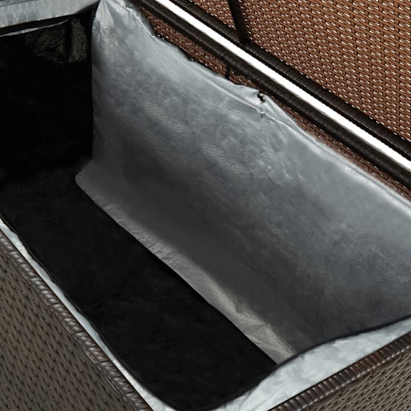 vidaXL Dynbox konstrotting 100x50x50 cm brun Brun
