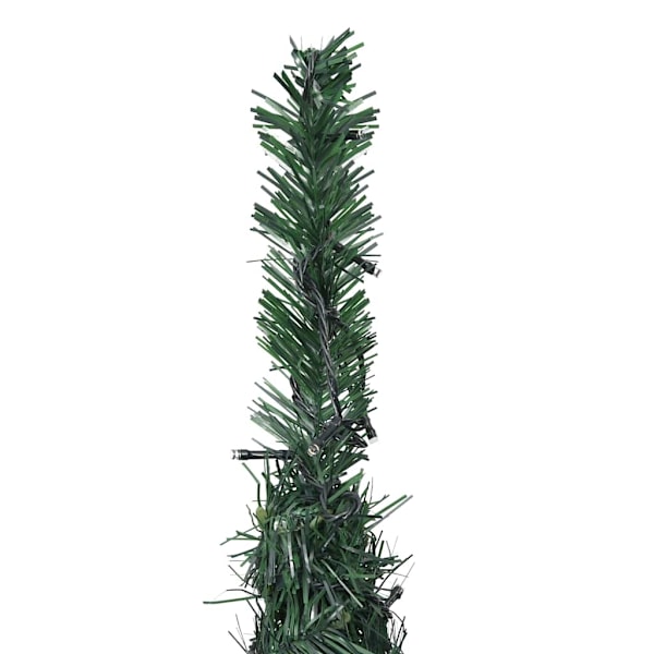 vidaXL Belyst pop-up plastgran grön 180 cm Grön