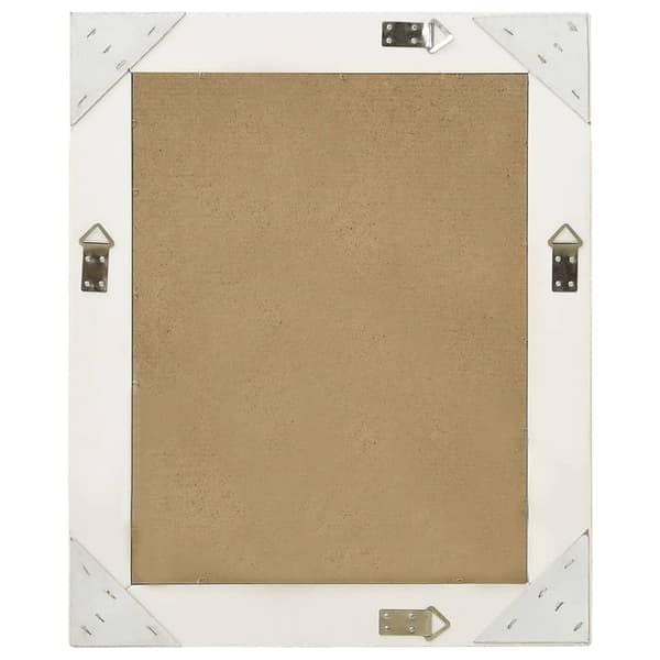 vidaXL Väggspegel barockstil 50x60 cm vit Vit