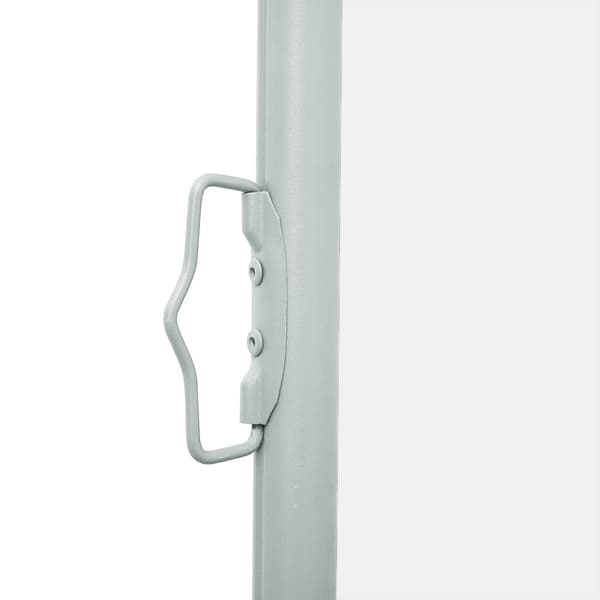 vidaXL Infällbar sidomarkis 600x160 cm gräddvit Creme