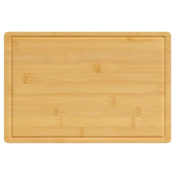 vidaXL Skärbräda 30x20x1,5 cm bambu Brun