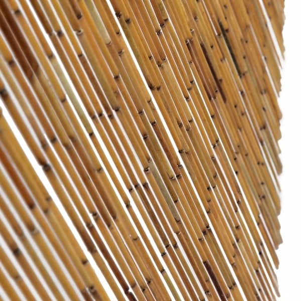 vidaXL Dörrdraperi i bambu 90x220 cm Brun