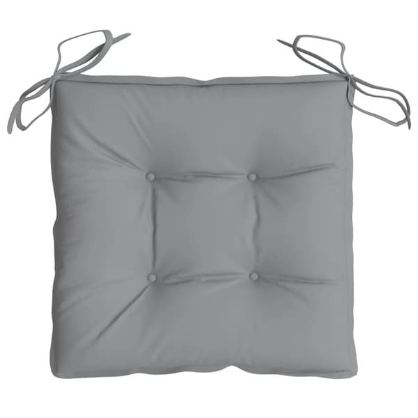 vidaXL Stolsdynor 6 st grå 40x40x7 cm oxfordtyg grå