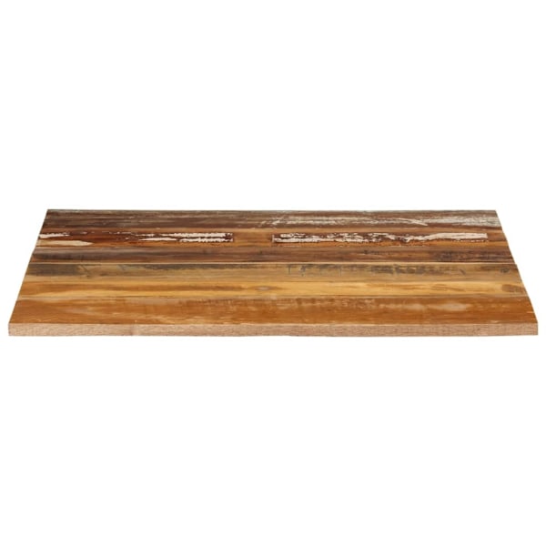 vidaXL Fyrkantig bordsskiva 70x70 cm 15-16 mm massivt återvunnet trä multifärg