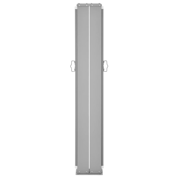 vidaXL Infällbar skärm 160x600 cm gräddvit Creme