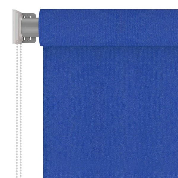 vidaXL Rullgardin utomhus 120x140 cm blå HDPE Blå