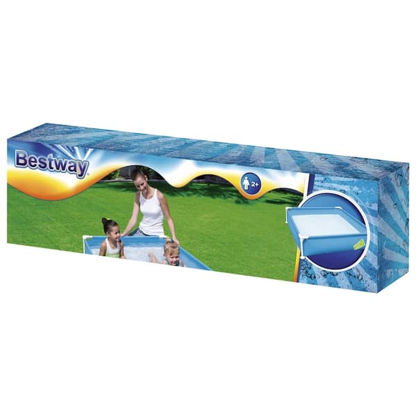 Bestway My First Frame-pool 122x122x30,5 cm Grå
