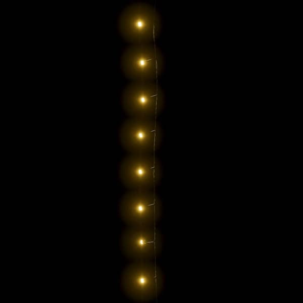 vidaXL Ljusnät för julgran 150 LED 150 cm Vit