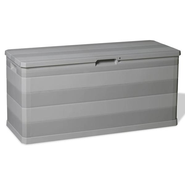 vidaXL Dynbox 117x45x56 cm grå grå