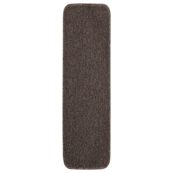 vidaXL Trappstegsmattor 15 st 75x20 cm brun rektangulär Brun
