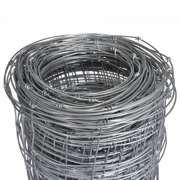 vidaXL Fårstängsel galvaniserat stål 50x1,5 m silver Silver