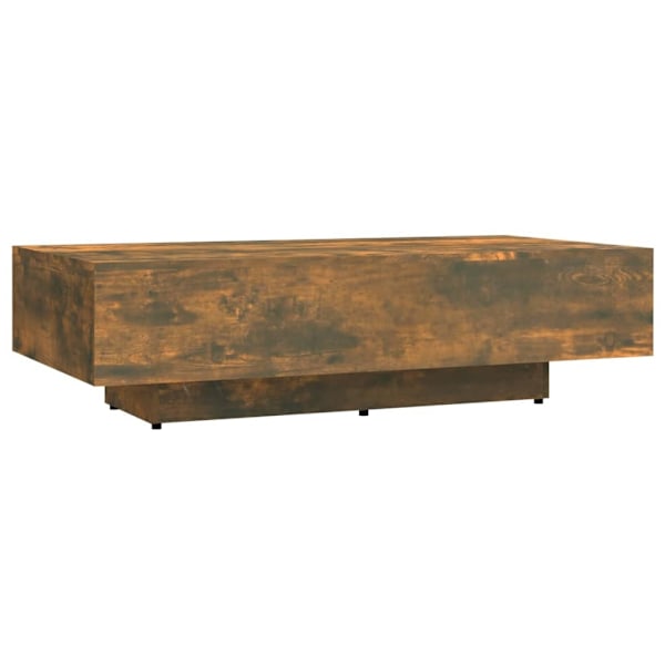 vidaXL Soffbord rökfärgad ek 100x49,5x31 cm konstruerat trä Brun