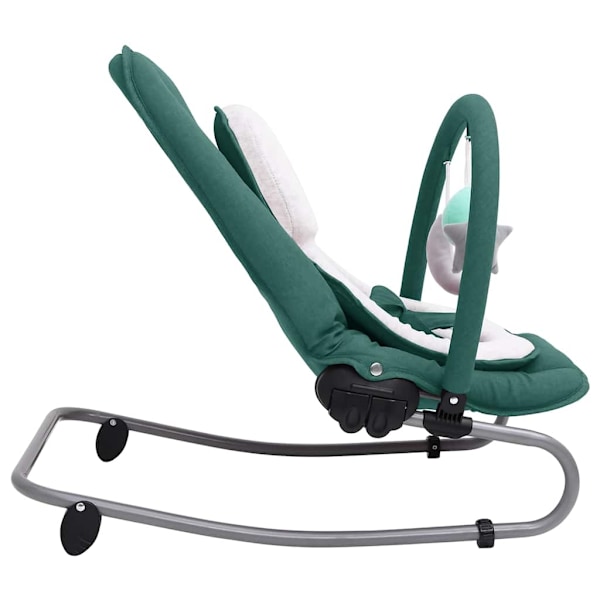 vidaXL Babysitter grön stål Grön