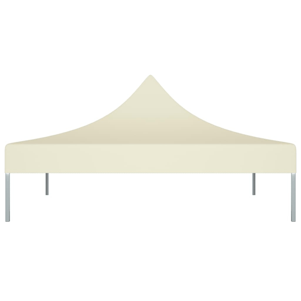 vidaXL Tak till partytält 2x2 m gräddvit 270 g/m² Creme