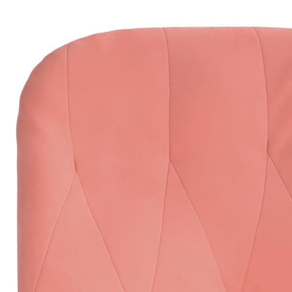 vidaXL Vilstol rosa sammet Rosa