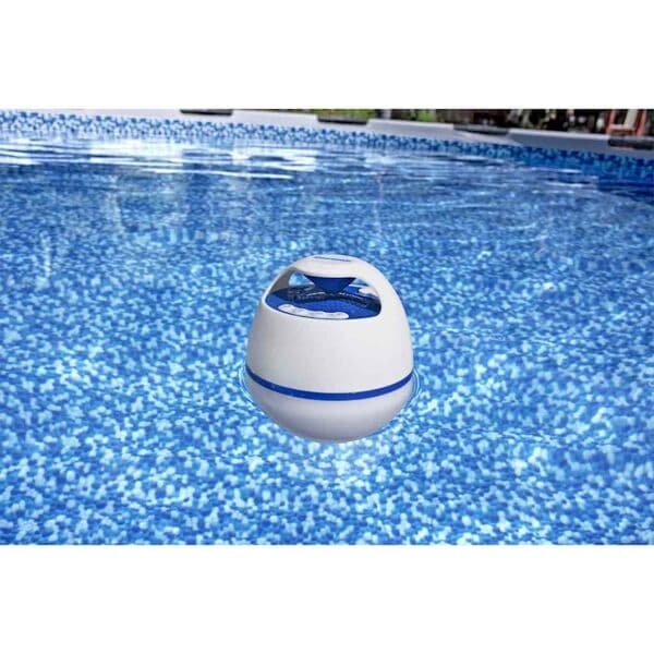 Bestway Flytande Bluetooth-högtalare med LED Vit