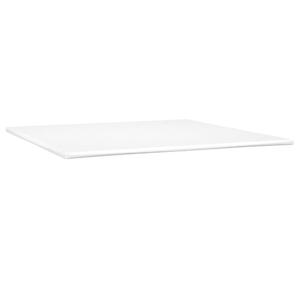 vidaXL Ramsäng med madrass mörkgrå 200x200 cm tyg Grå